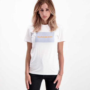 Calvin Klein dámské bílé tričko Institutional
